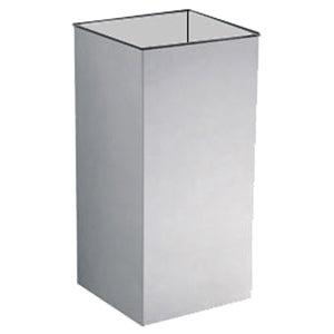Gamco WR NT Series Floor Standing Commercial Trash Can - No Top Lid - Heavy Duty Waste Receptacle for Office, Restaurant & Public Spaces