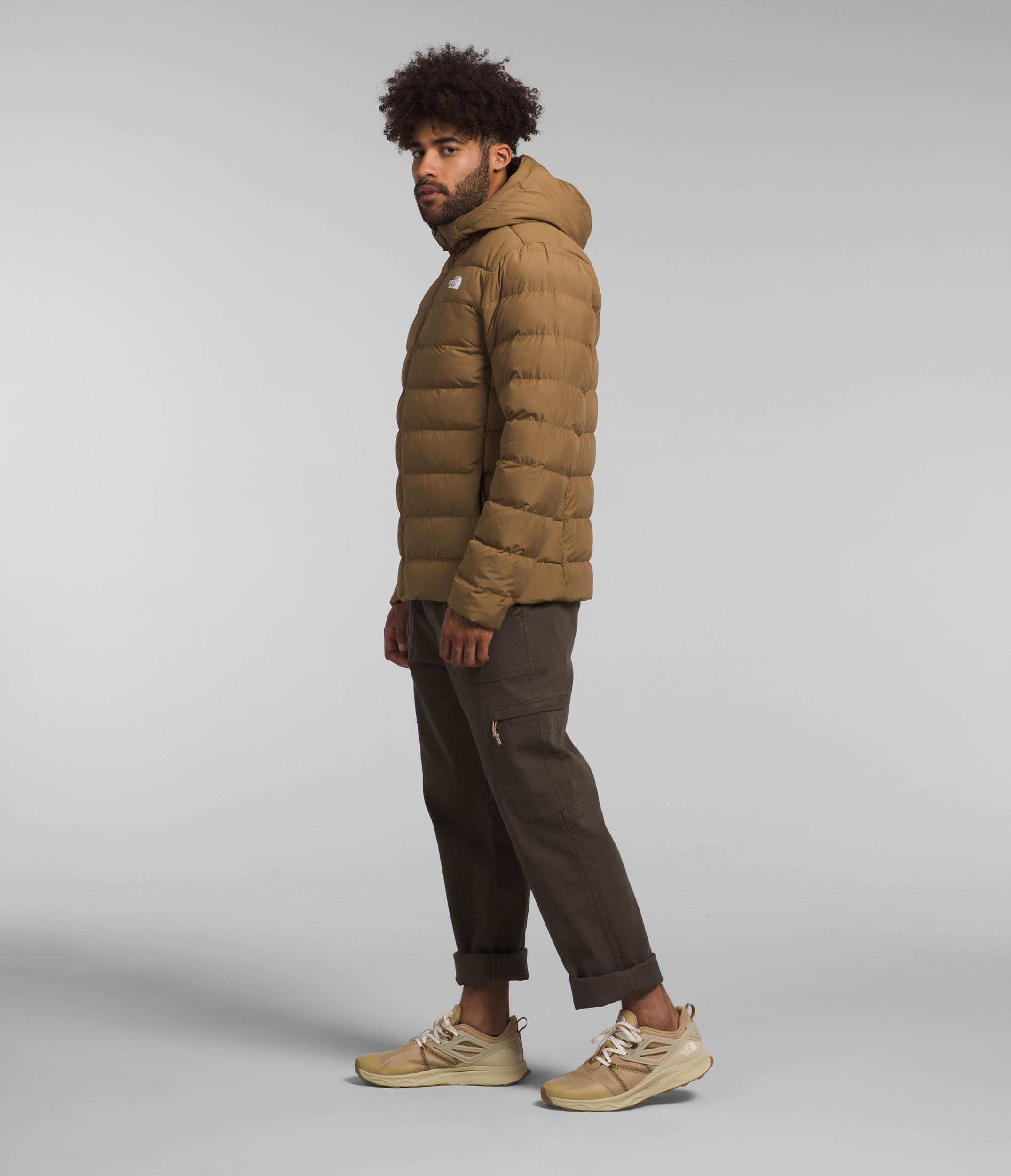 The North Face Aconcagua 3 Hoodie for Men - Lightweight Fleece Jacket with Hood for Hiking & Outdoor Activities