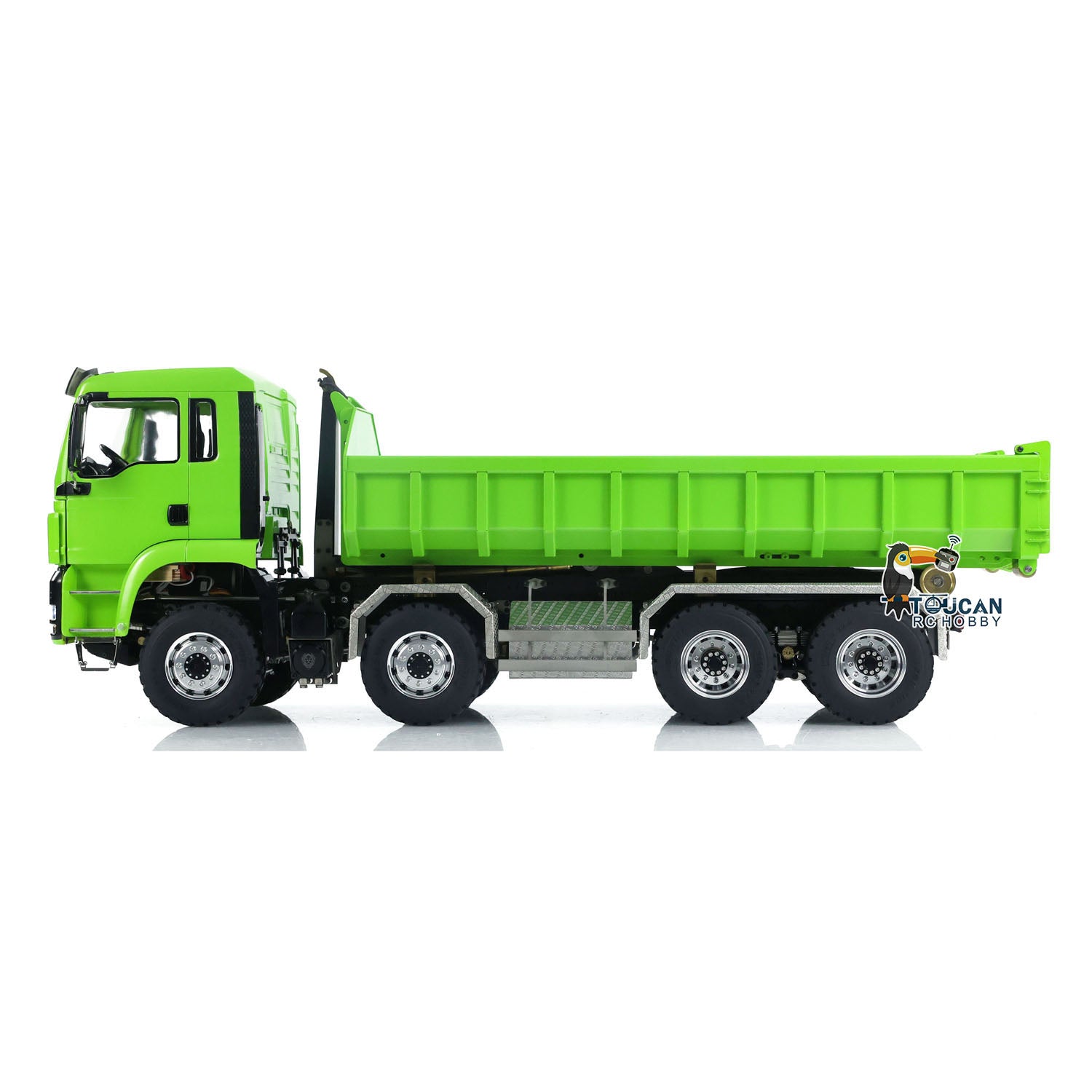 1/14 Scale LESU TGS RC Hydraulic Dump Truck - 8x8 Metal Chassis, Differential Lock, EDS Axles & 2-Speed Gearbox - Remote Control Construction Vehicle for Adults & Kids - Perfect for Off-Road Play, Construction Site Simulation & RC Hobby Enthusiasts