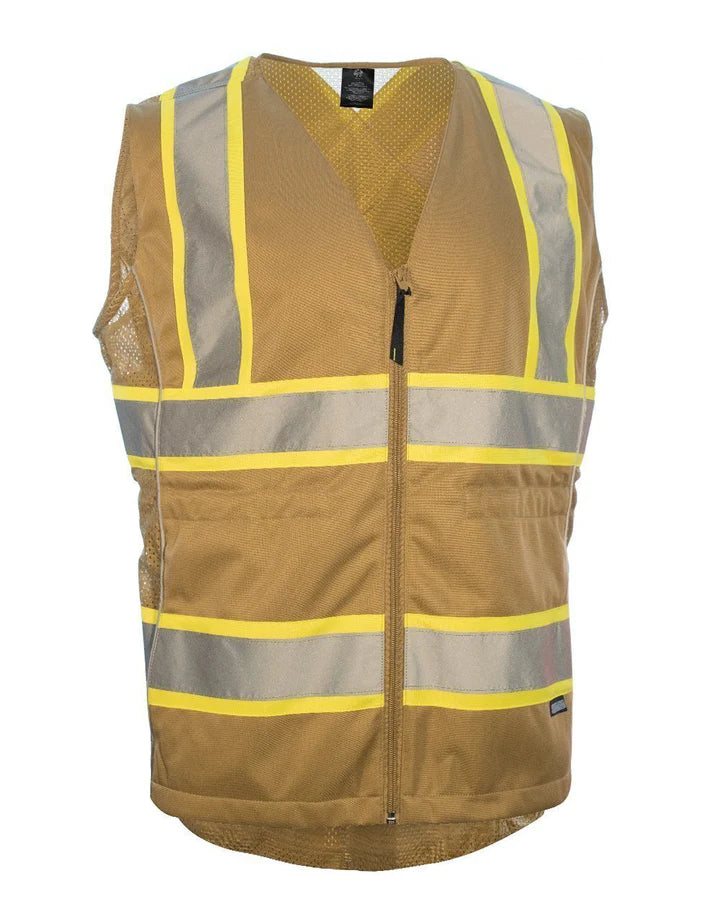 FORCEFIELD Women's High Visibility Safety Vest Reflective 022 TV66 - Perfect for Construction, Road Work & Outdoor Safety