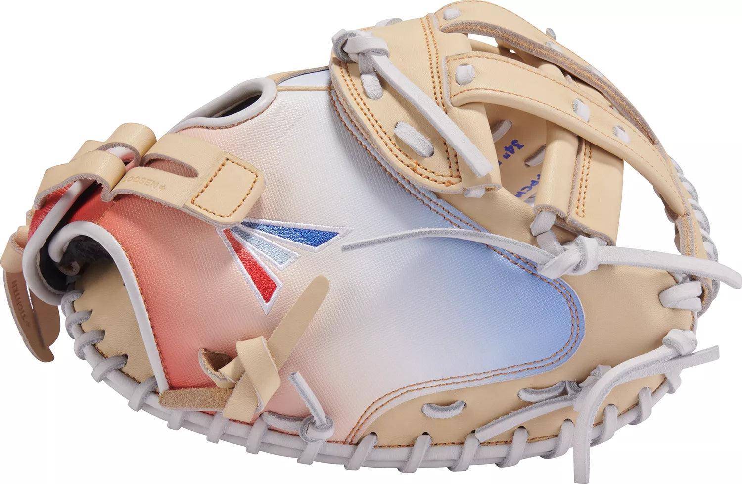 Easton Professional Collection Color Splash 2.0 Fastpitch Catchers Mitt - 34 Inch Softball Glove for Women & Girls | Perfect for Competitive Games, Training & Practice Sessions