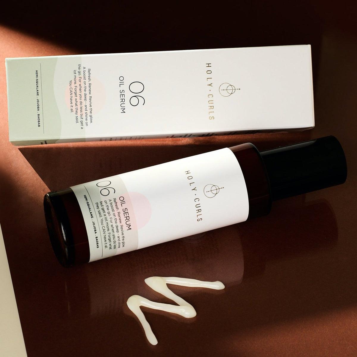 Holy Curls Oil Serum for Curly Hair - Hydrating & Frizz Control Hair Treatment for Natural Curls - Perfect for Daily Styling & Hair Care Routine