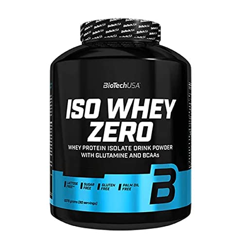Biotech USA Iso Whey Zero - Lactose Free Whey Protein Isolate Powder, 5 lbs (2270g) - Muscle Recovery & Growth for Athletes & Fitness Enthusiasts