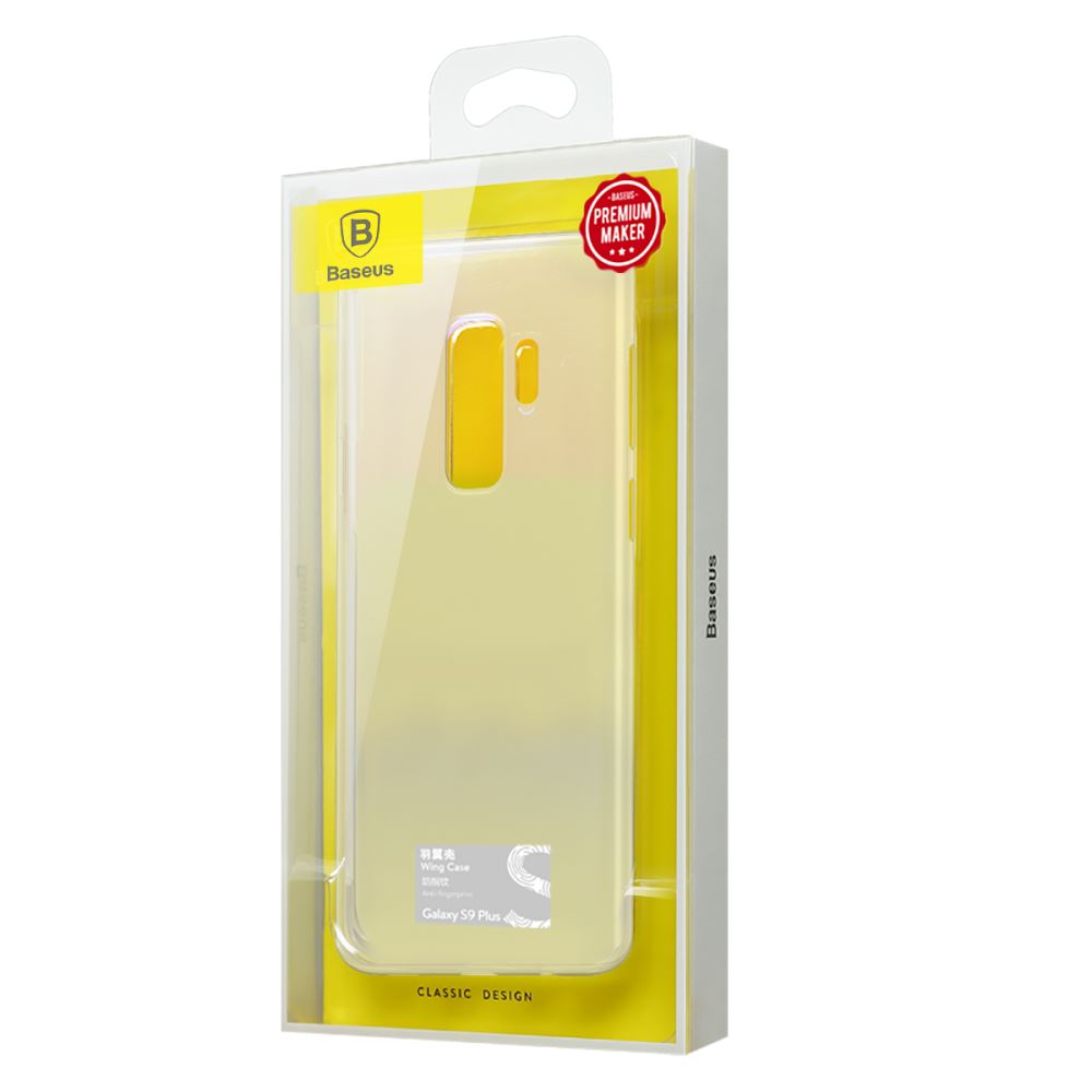 Baseus Wing Case for Samsung Galaxy S9 Plus - Slim Protective Phone Cover with Shock Absorption | Perfect for Everyday Use, Travel & Outdoor Activities