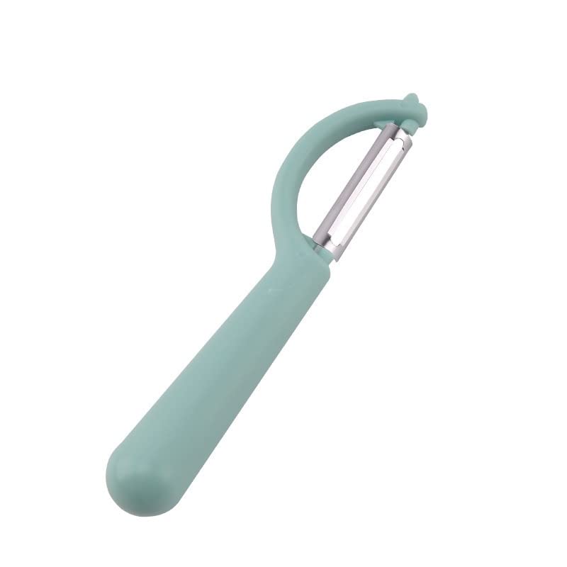 Stainless Steel P-Type Peeler - Multi-Functional Fruit & Vegetable Peeler for Potatoes, Apples, Carrots - Ergonomic Kitchen Tool for Easy Peeling (Blue) - Perfect for Home Cooking, Meal Prep & Professional Kitchens