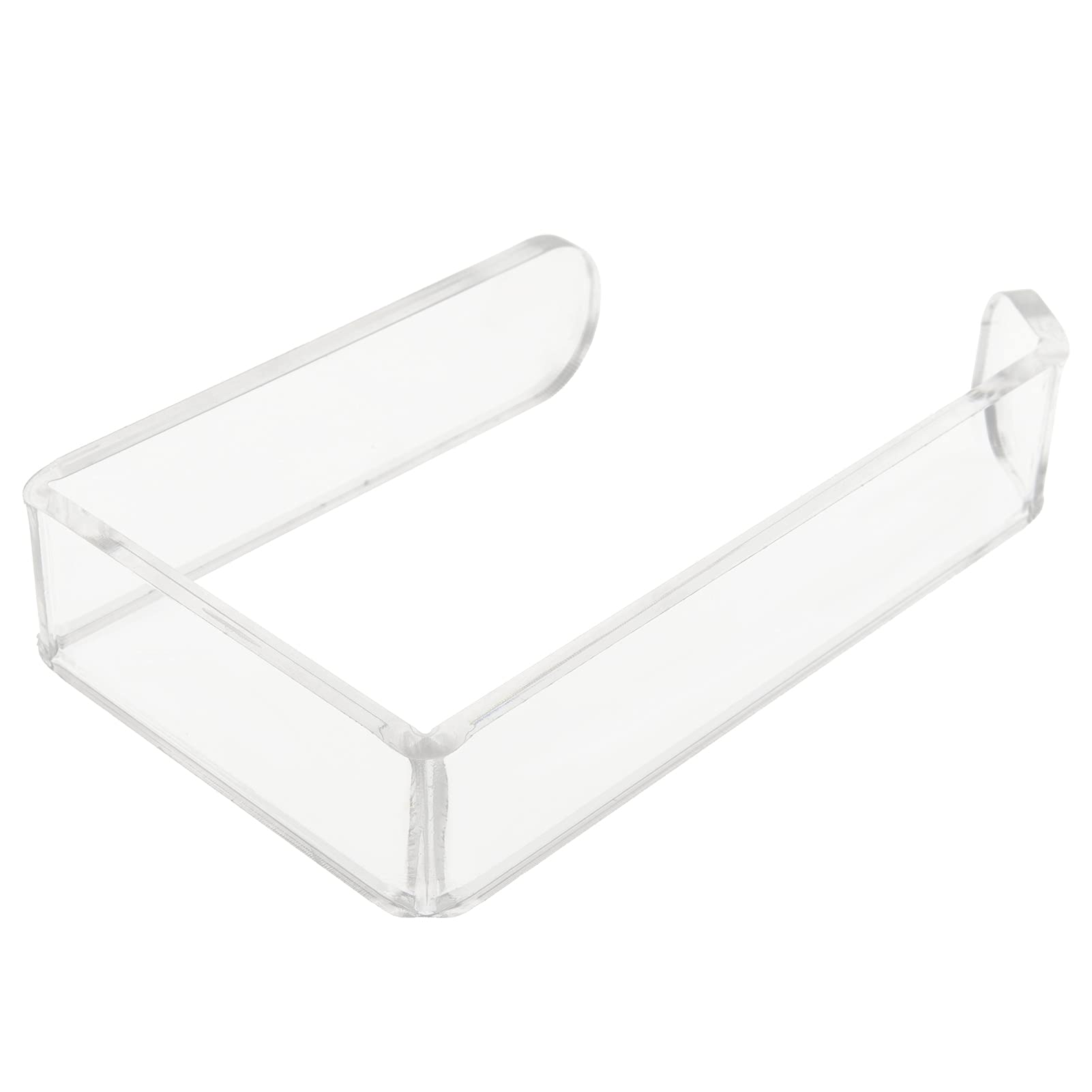Garosa Acrylic Wall Mounted Toilet Paper & Hand Towel Holder - No Drill Bathroom & Kitchen Tissue Roll Organizer - Easy Installation Clear Napkin Dispenser for Modern Homes & Apartments