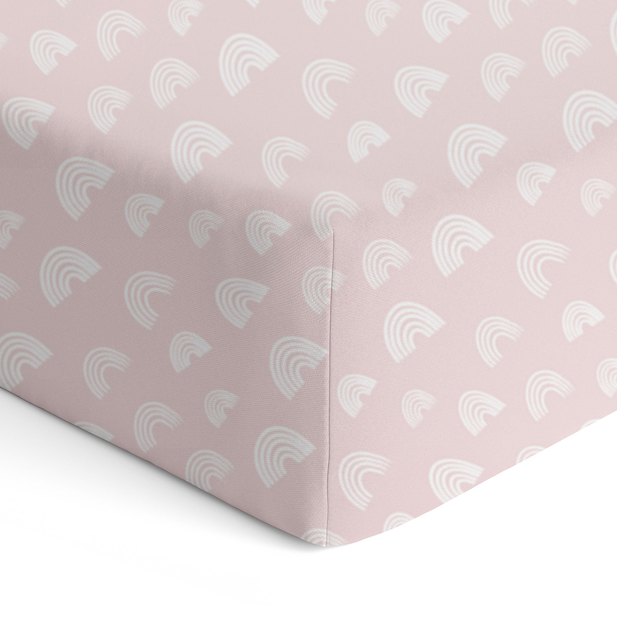 Nordic 2-Pack Jersey Cotton Fitted Sheets - Soft Dusty Berry & Rose Colors for Crib, Toddler Bed - Perfect Nursery Bedding Set for Baby Girls & Boys