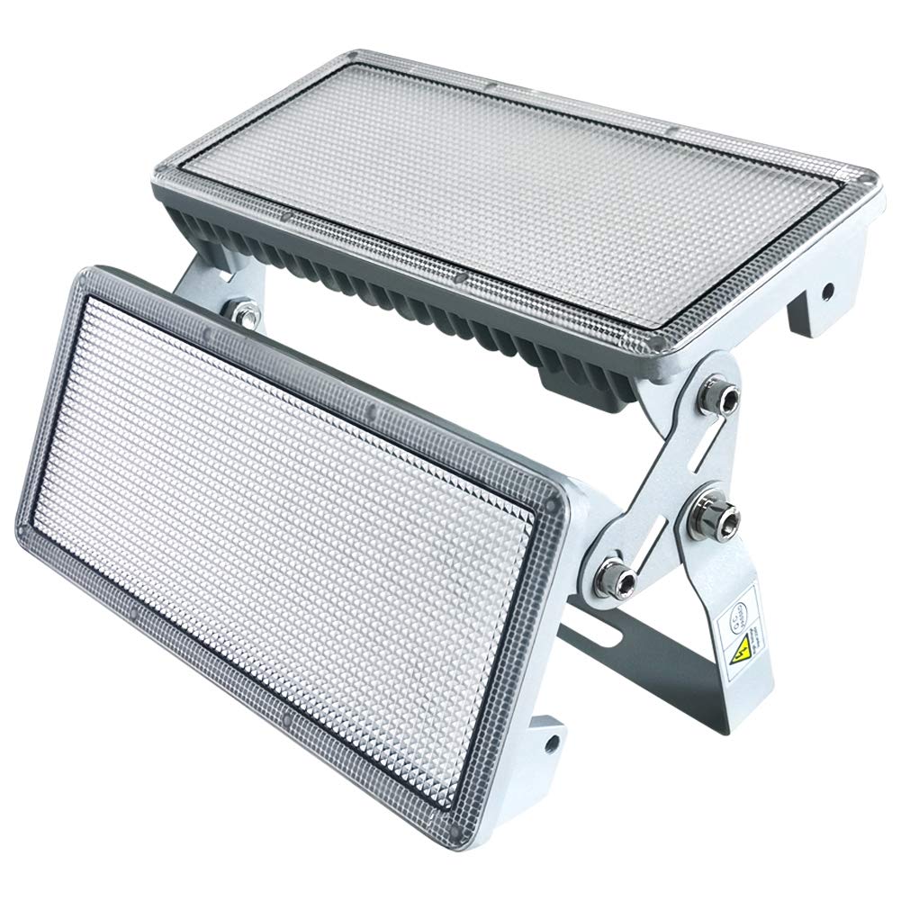 Kekeou GDIDEA 100W LED Flood Light - 10000lm Super Bright Outdoor Lighting, 6500K Daylight White, IP67 Waterproof Stadium Light for Backyard, Garden, Playground, Parking Lot & Sports Field | Energy-Efficient Security & Landscape Illumination