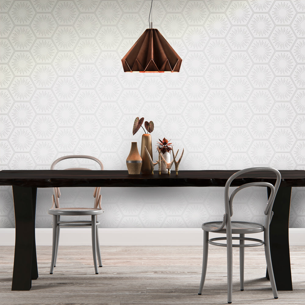 Hello Sunshine Peel and Stick Wallpaper - Self-Adhesive Removable Wall Decor for Bedroom, Nursery, Living Room - Easy DIY Home Renovation