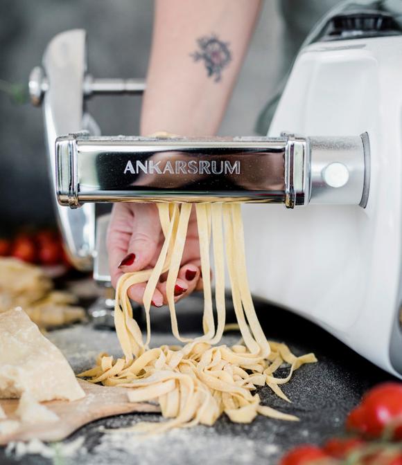 Ankarsrum Assistent Original Pasta Maker - Fettuccine Cutter Attachment for Homemade Italian Pasta | Perfect for Kitchen, Italian Cuisine, and Family Cooking