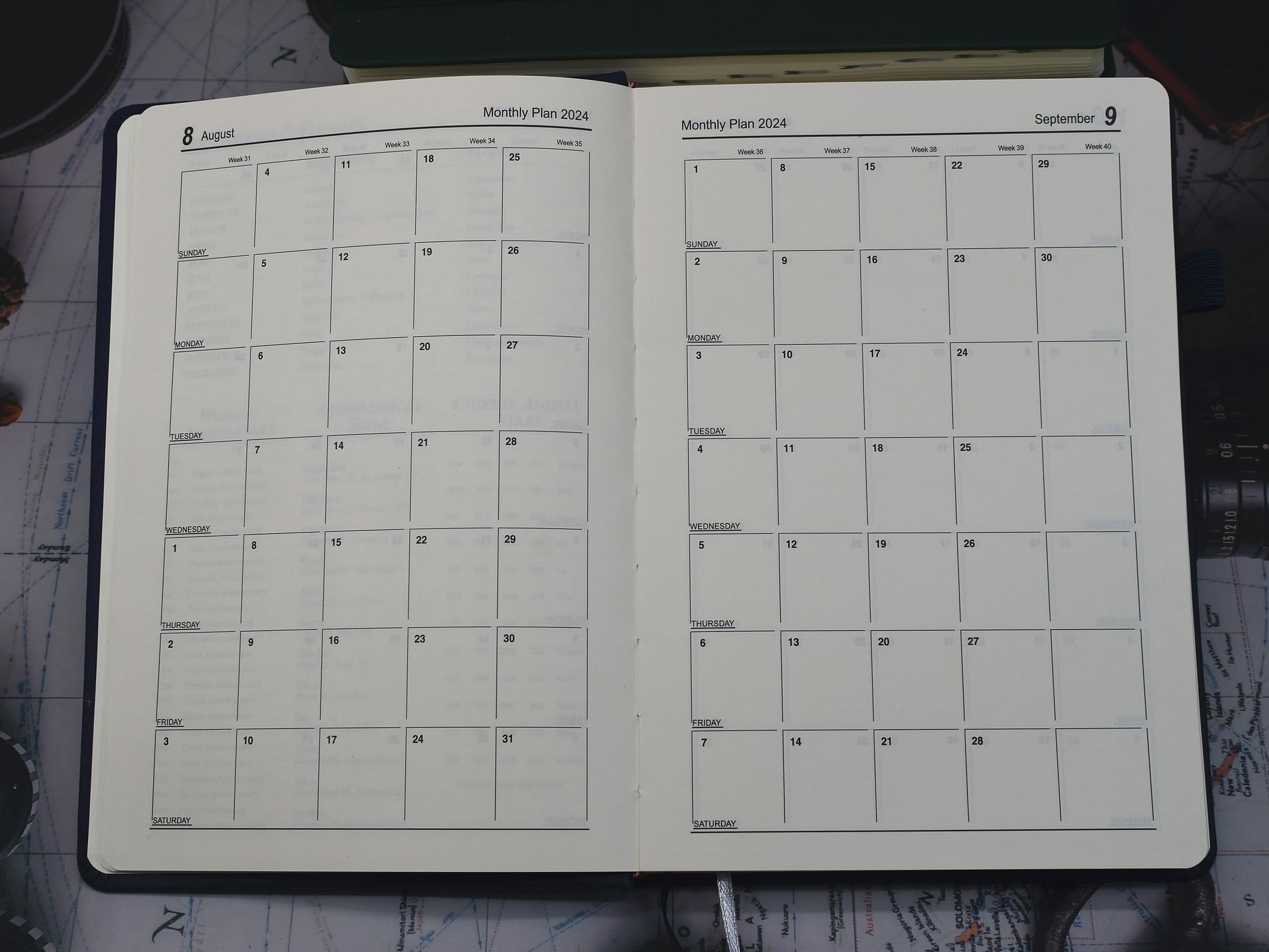 2024-2025 Academic Planner - A5 Daily Diary with Monthly Tabs (July 2024 to June 2025) | Productivity Organizer with Pen Loop, 2 Bookmarks & Inner Pocket | Perfect for Students, Teachers & Professionals (Pink)