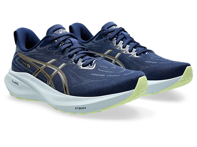 ASICS GT 2000 13 Women's Running Shoes - Lightweight Stability Trainers (B Width) in Blue Expanse/Champagne | Perfect for Road Running, Gym Workouts & Daily Jogging