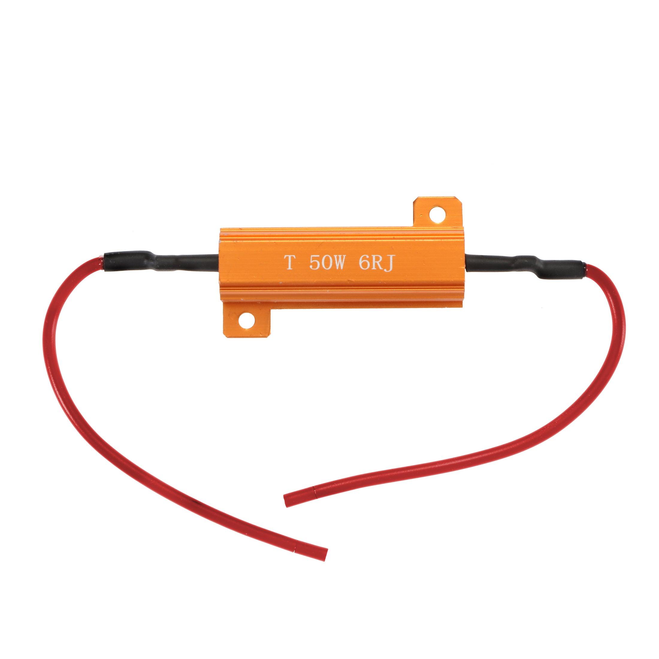 DIY Anti-Flicker CANBUS Resistor Decoder - Prevent Fast Hyper Flash & Dashboard Error Codes for Turn Signal Lights | Perfect for LED Conversion in Cars, Trucks, and Motorcycles