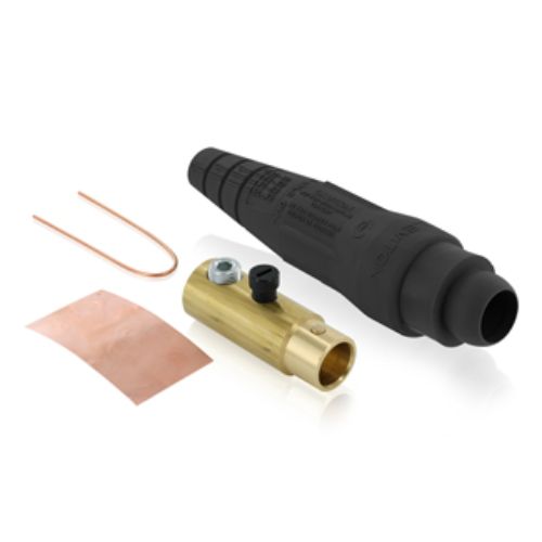 18 Series Cam Type Detachable Plugs - 2/0 & 4/0 AWG Heavy Duty Electrical Connectors (400 Amp Max) for Industrial Equipment, Power Distribution & Renewable Energy Systems