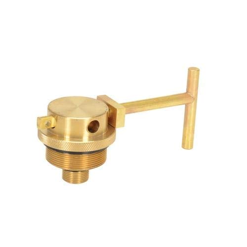 Vestil BLD-80 Brass Drum Lock Padlock - BLD-Series (2 Pack) - Secure Chemical Drums, Storage Containers & Industrial Equipment