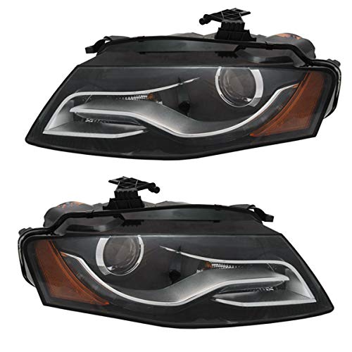 Koolzap Xenon Headlight Kit for 2009-2010 Audi A4 - High Performance Front Headlamp Pair with Straight Beam | Perfect for Night Driving & Car Upgrades