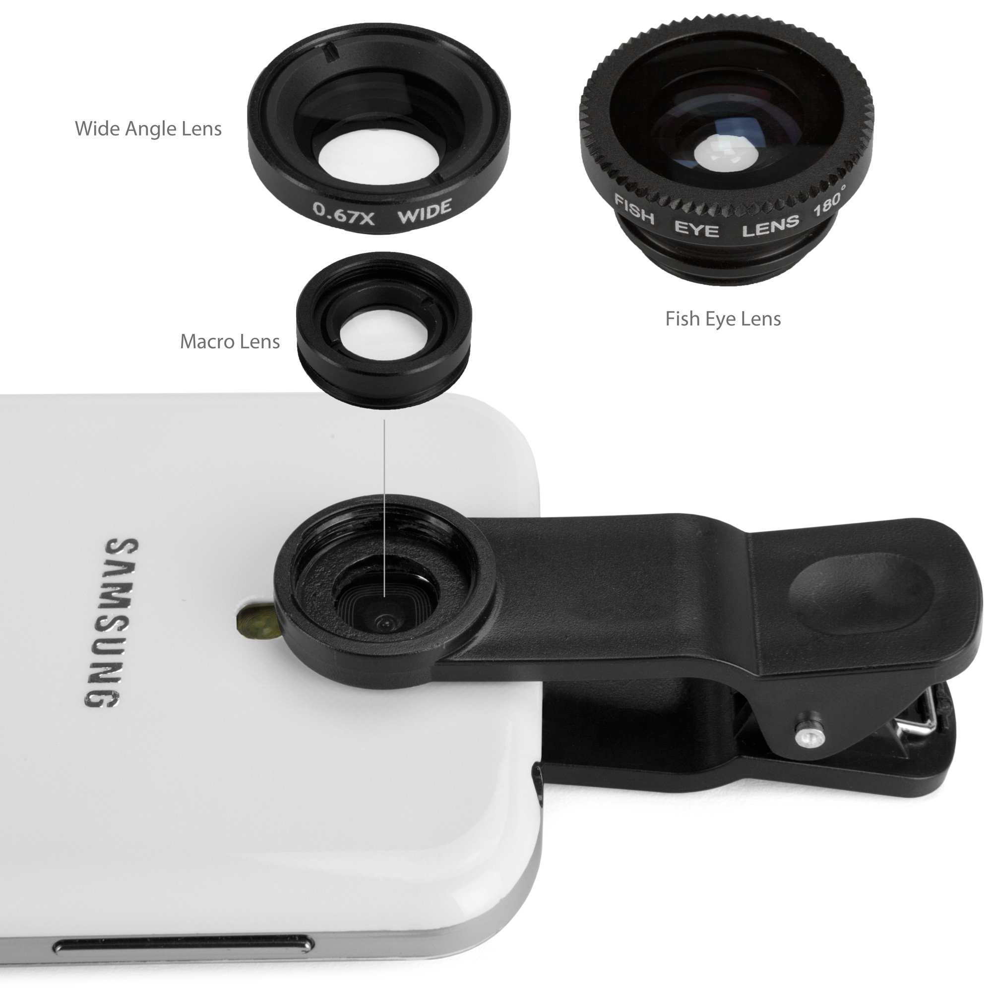 BoxWave SmartGadget SmartyLens Clip-On Photo Enhancement Lens for LG G4 - Compatible with LG G4 Smartphone - Perfect for Travel Photography & Social Media Content Creation