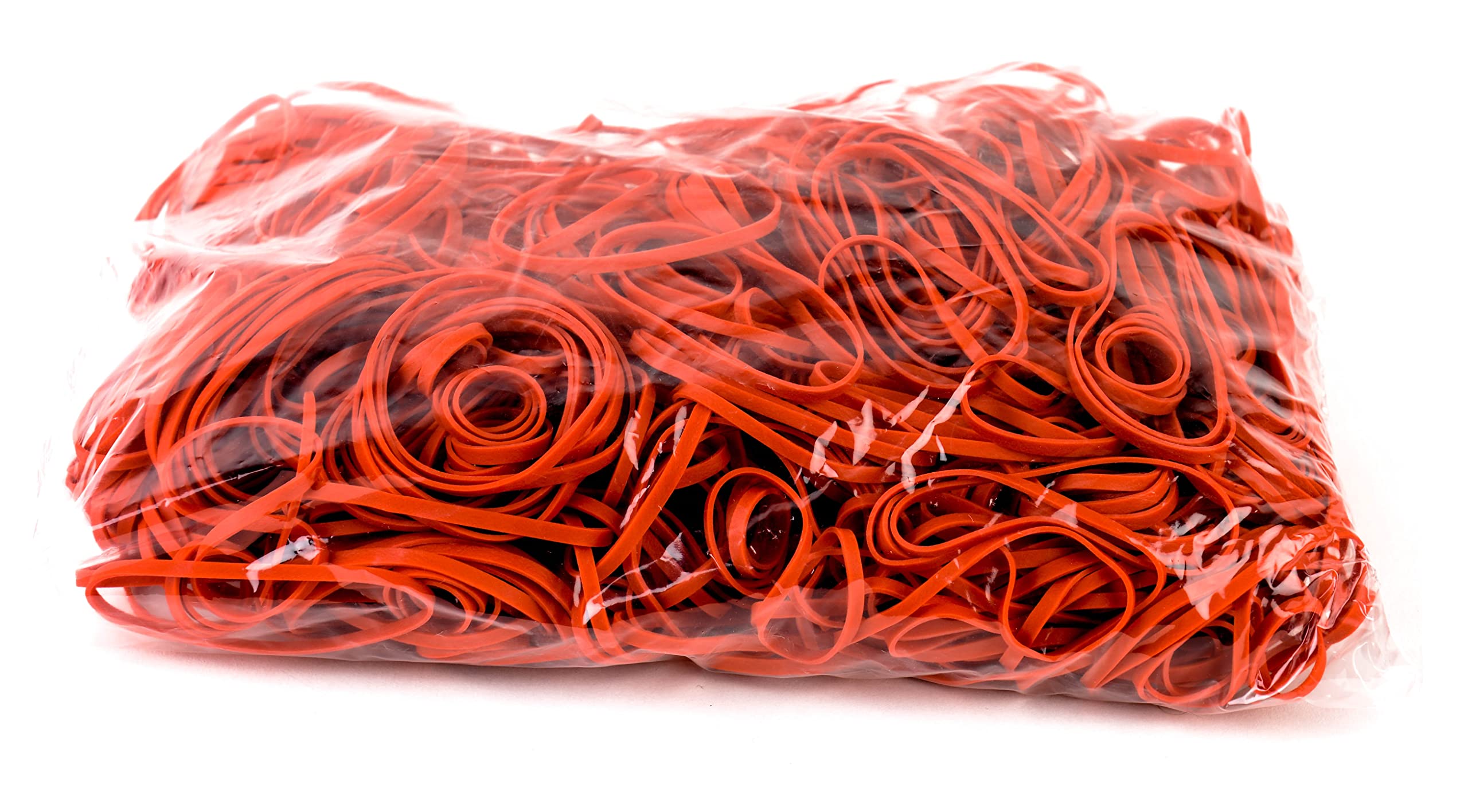 25 Pack #31 Red Rubber Bands (2-1/2 x 1/8 Inches) - 850 Bands per Box | Latex-Free Office, Home & Industrial Rubber Bands for Organizing, Bundling, Securing Money & Electrical Wires (25 Box Bulk Pack)