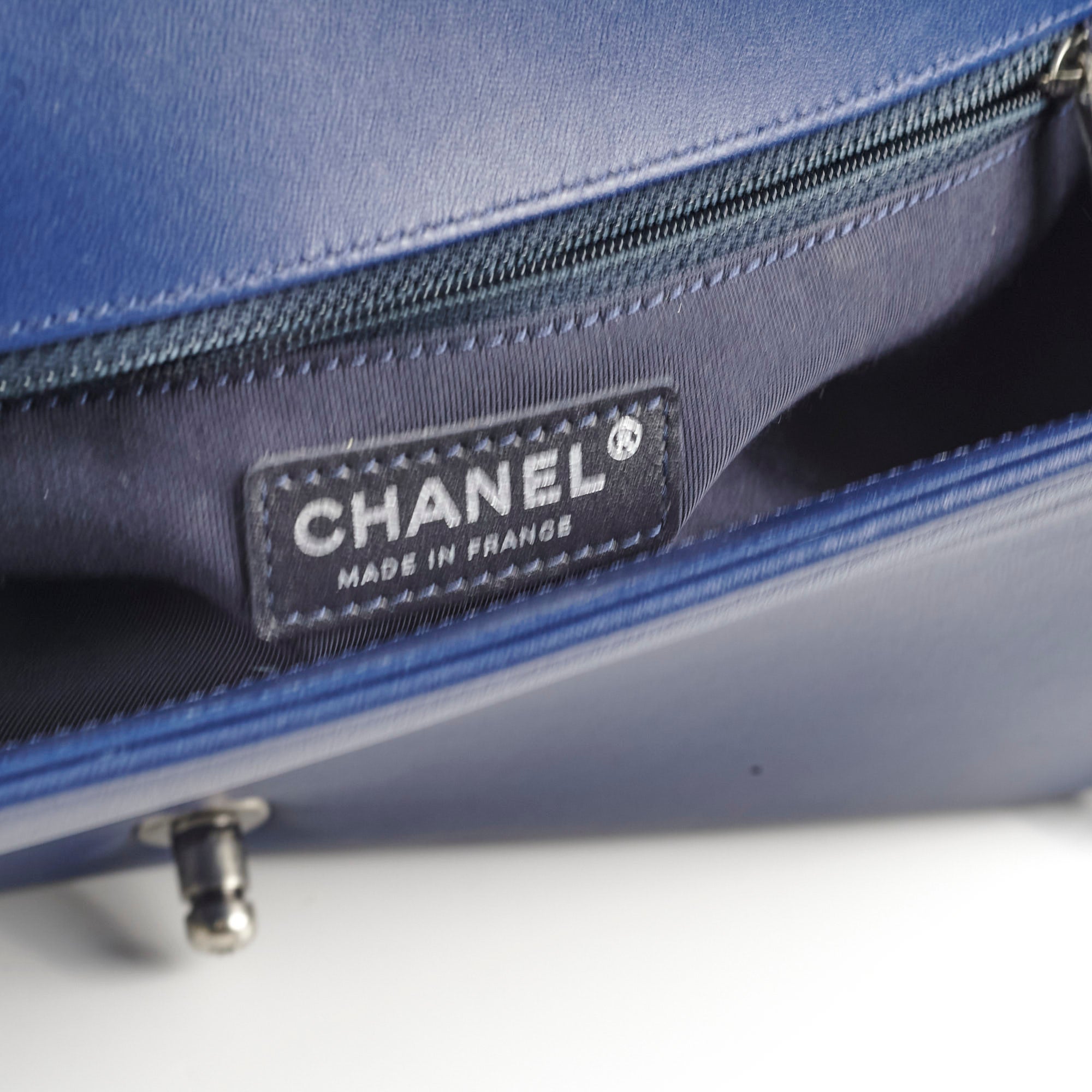 Chanel New Medium Boy Bag in Dark Blue - 2021 Collection | Luxury Crossbody Handbag for Women, Perfect for Parties & Evening Events