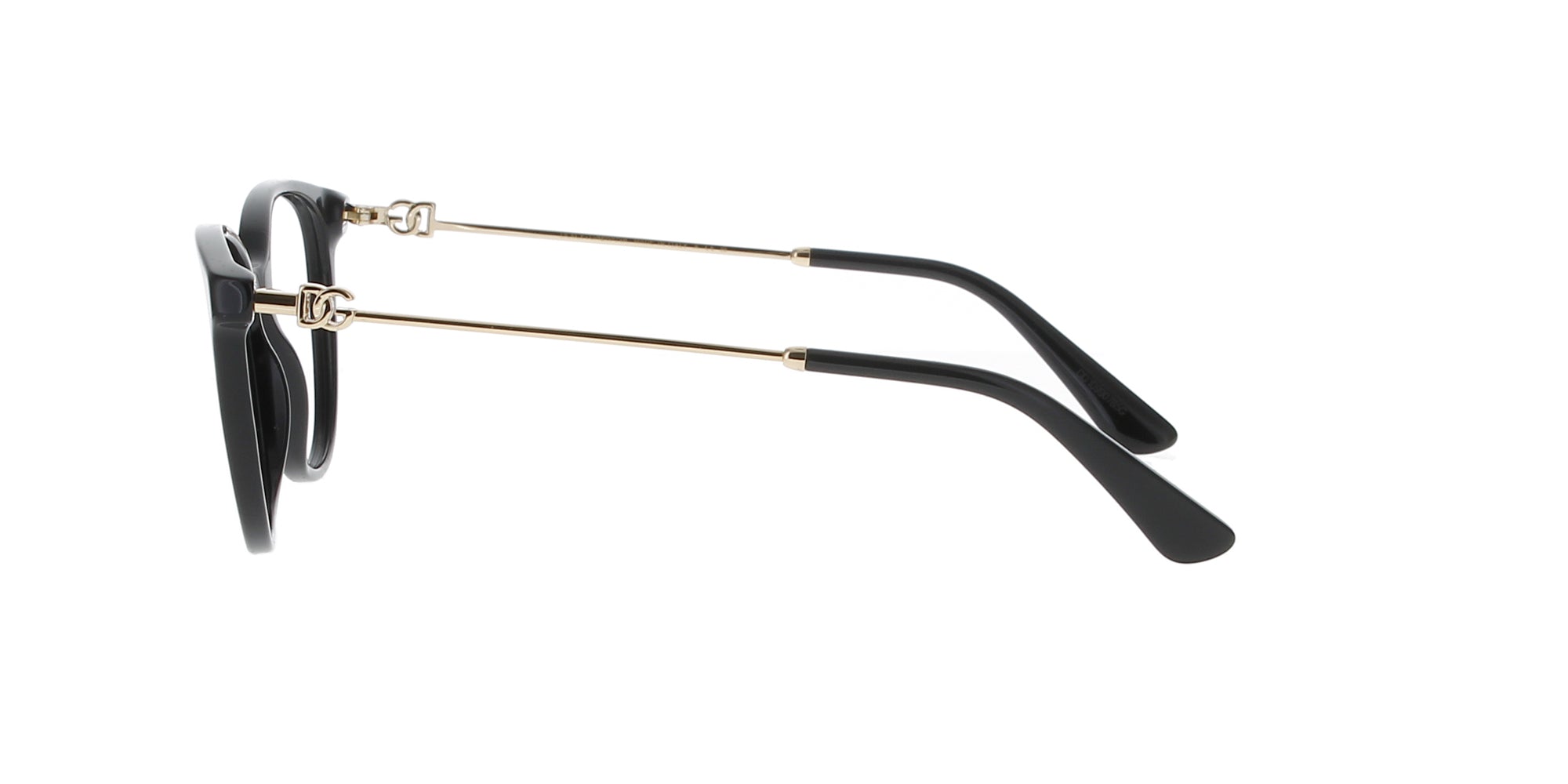 Dolce & Gabbana Black and Gold Butterfly Sunglasses - Luxury Designer Frames for Women, Perfect for Summer Outfits & Beach Vacations