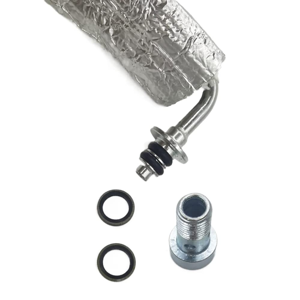 DSkoiph Turbo Oil Feed Pipe Tube 55592600 25198546 - Compatible with Chevy Cruze, Sonic, Trax & Buick Encore - High Performance Replacement Part for Engine Oil System - Perfect for Turbocharger Maintenance & Repair