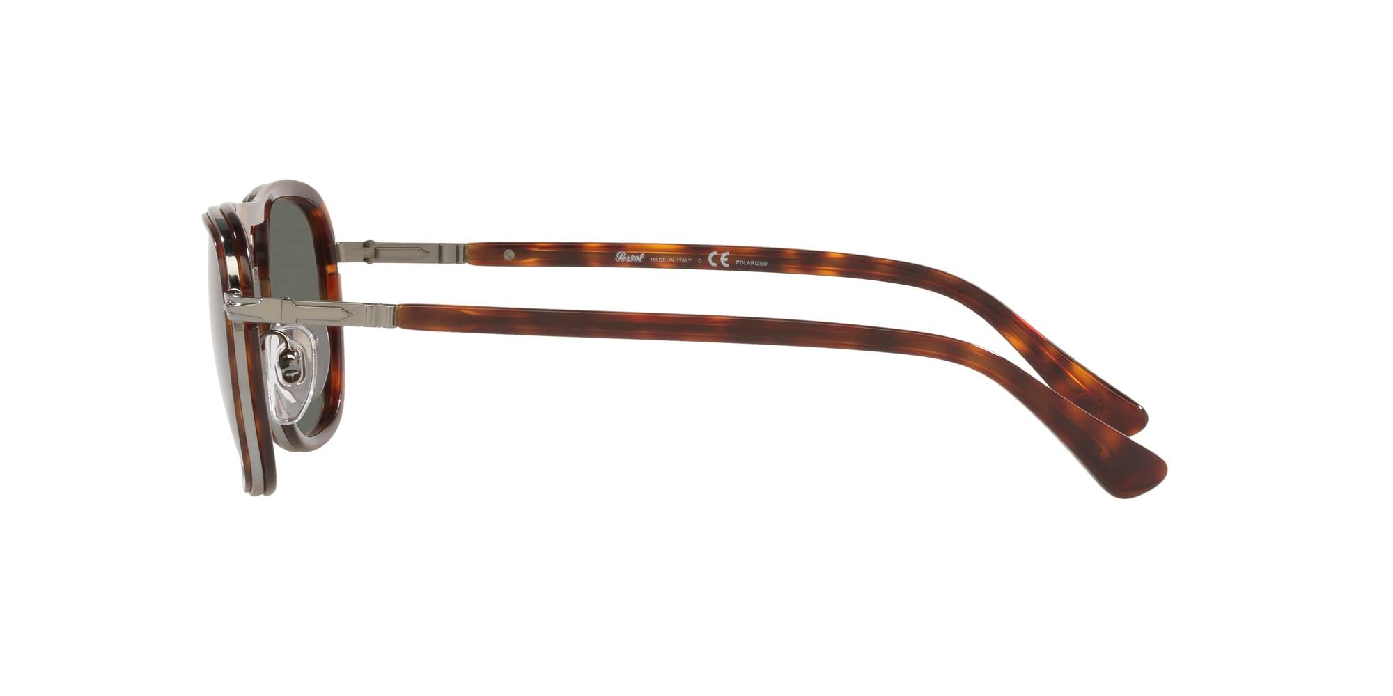 Persol PO2484S Square Sunglasses for Men & Women - Polarized UV Protection - Classic Retro Style - Perfect for Driving, Travel & Outdoor Activities