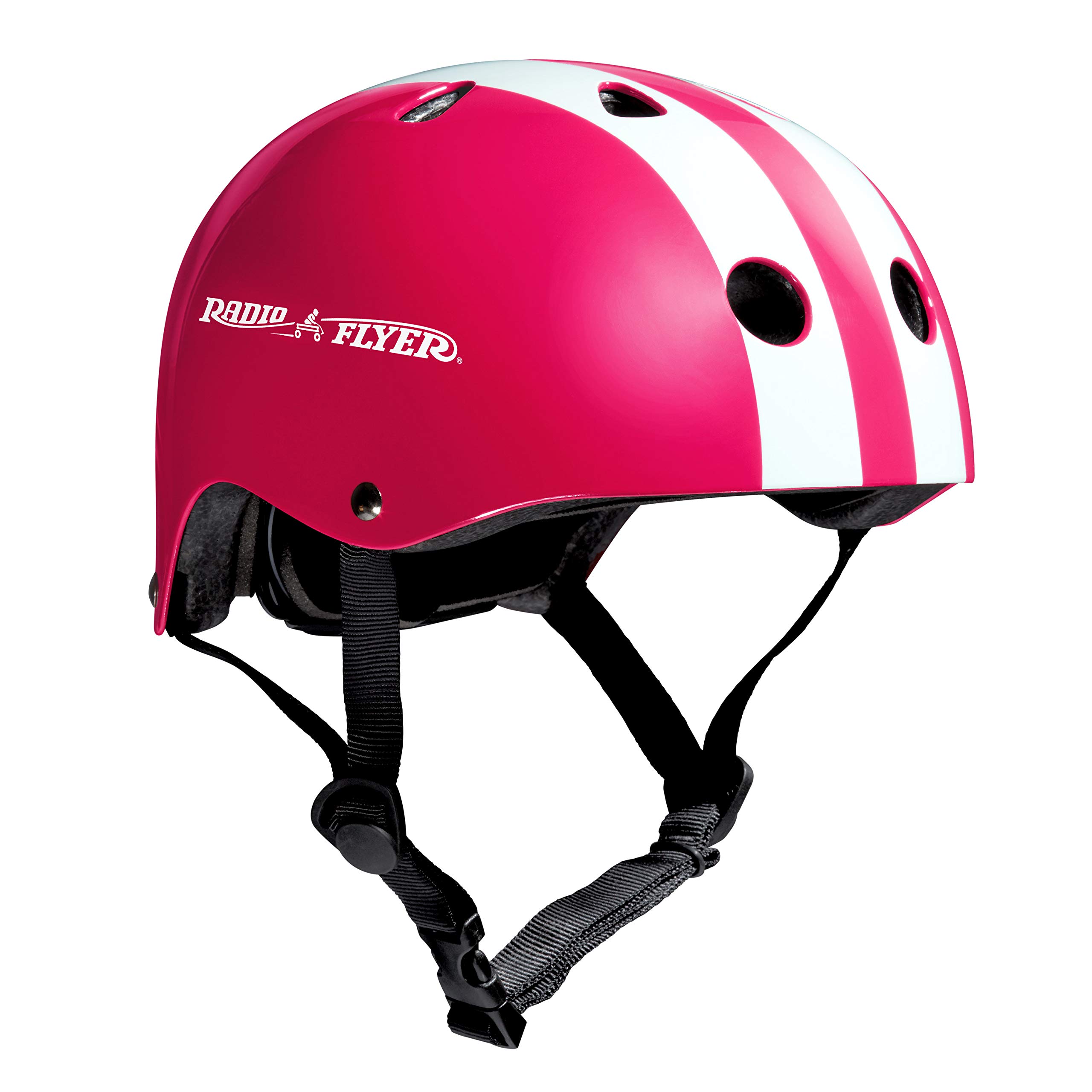 Radio Flyer Pink Toddler Helmet for Kids Ages 2-5 - AC100P | Safe & Comfortable Bike Helmet for Boys & Girls | Perfect for Cycling, Scooters & Outdoor Play