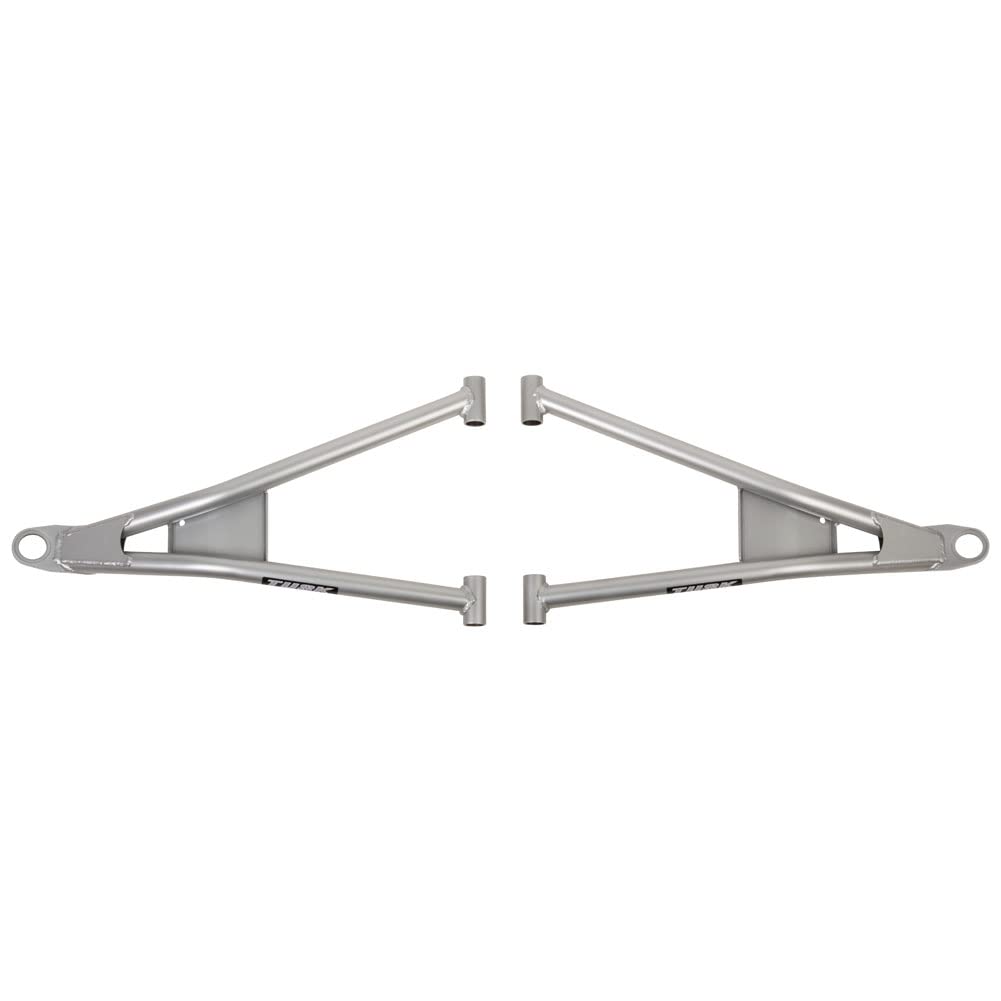 TUSK Mohawk Extreme Duty High Clearance Lower A-Arms for UTV/ATV - Silver Finish (Hardware Not Included) | Off-Road Racing, Trail Riding & Heavy-Duty Performance Upgrades