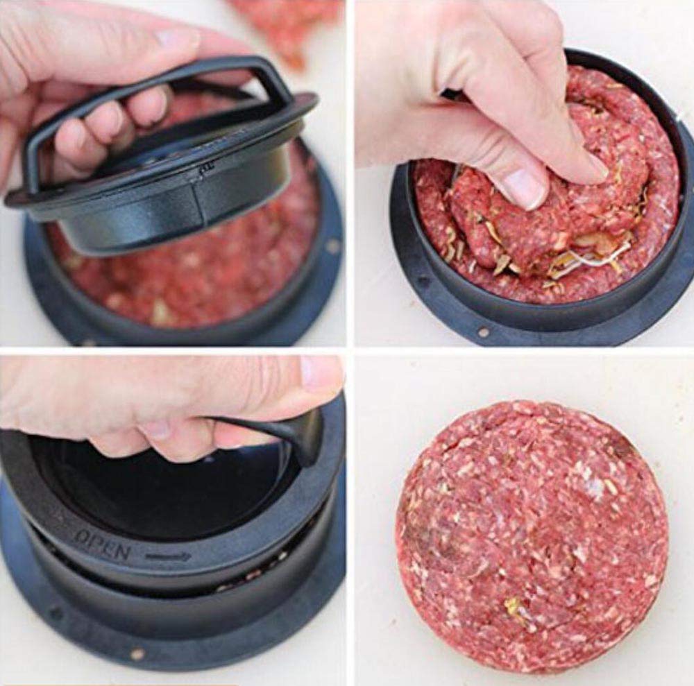 Uterstyle Non-Stick Burger Press - Heavy Duty Hamburger Patty Maker for Grilling, BBQ & Backyard Cookouts | Perfect for Homemade Burgers, Meatballs & Patties