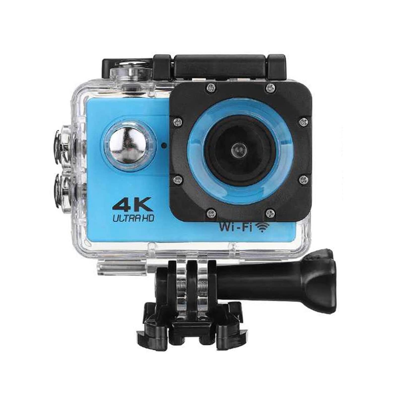 4K Ultra HD Action Camera - 1080P 30m Waterproof Sports Camera with 170° Wide Angle Lens & 2.0 Inch Screen - Infrared Night Vision Video Camcorder for Outdoor Adventures, Cycling, Skiing, and Extreme Sports (Black)