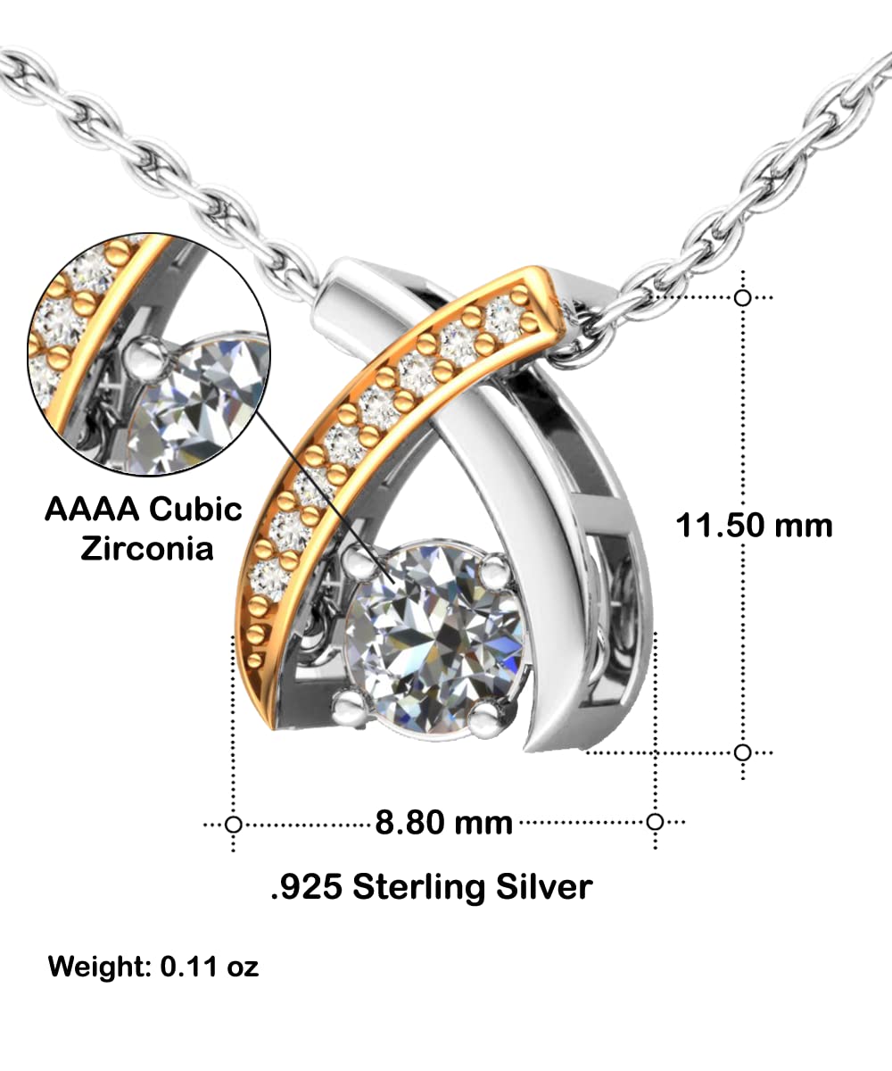Birthday Gift for Boyfriend's Mom - Elegant Necklace Jewelry Present | Valentine's Day Gift Idea | Perfect for Mother's Day, Christmas & Special Occasions