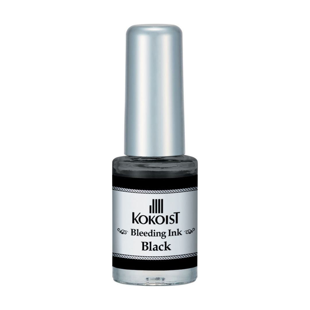 Kokoist BI 04 Bleeding Ink Black - Professional Nail Art Gel Polish for Salon & Home Manicures - Perfect for Gothic, Dark Nail Designs & Special Occasions