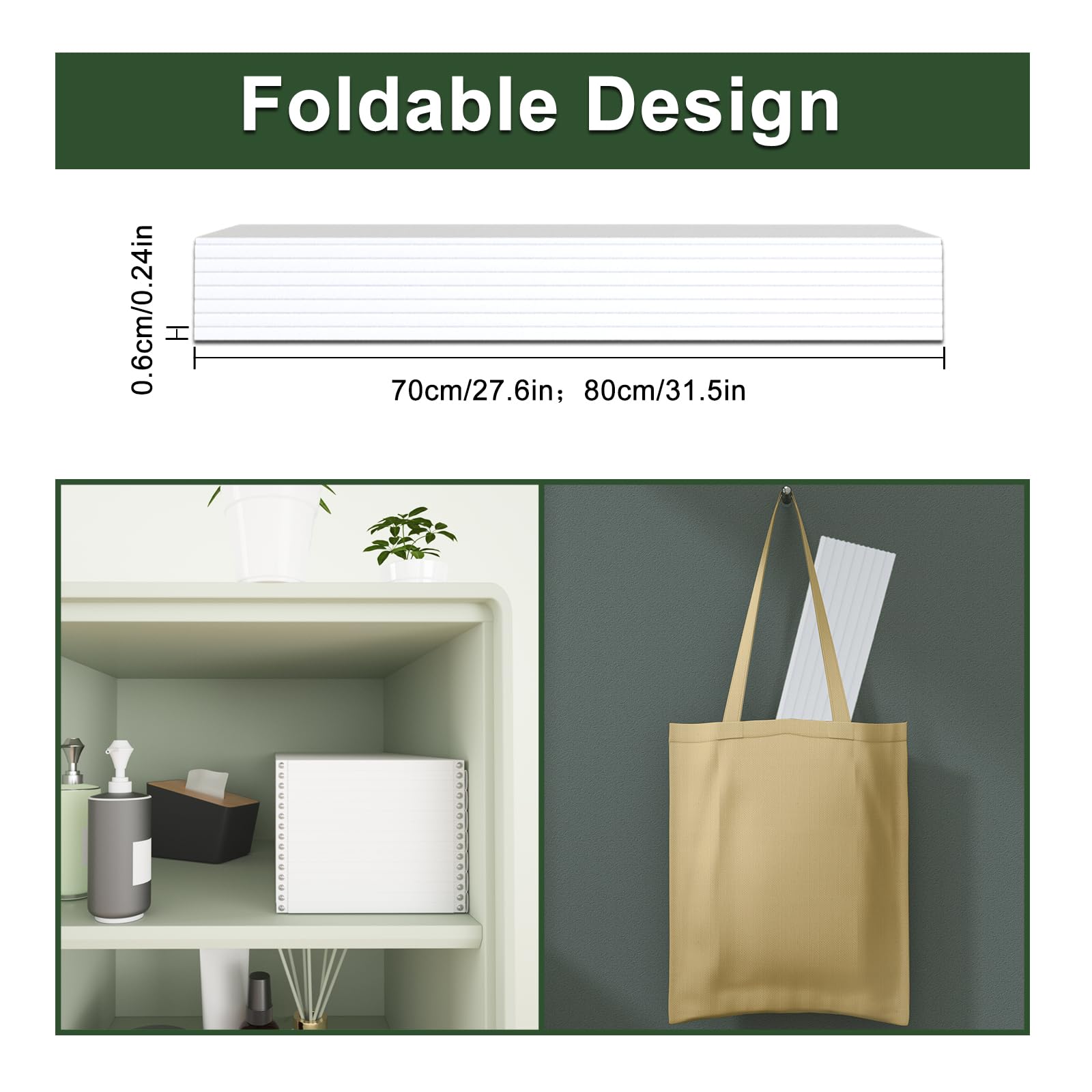 Foldable Bathtub Tray with Anti-Dust Cover - PVC Shutter Bath Lid for Most Tubs, Holds Wine Glasses, Books, Tablets & Phones - Perfect for Relaxing Baths, Reading & Wine Time