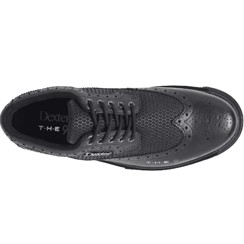 Dexter Men's THE 9 WT Black Wide Bowling Shoes - Professional Comfort for League Play & Tournament Bowling