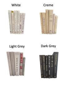SoBoho Decorative Book Set - Dark Blue Hardcover Fake Books for Bookshelf & Home Decor - Perfect for Living Room, Coffee Table, Office & Bookshelf Styling