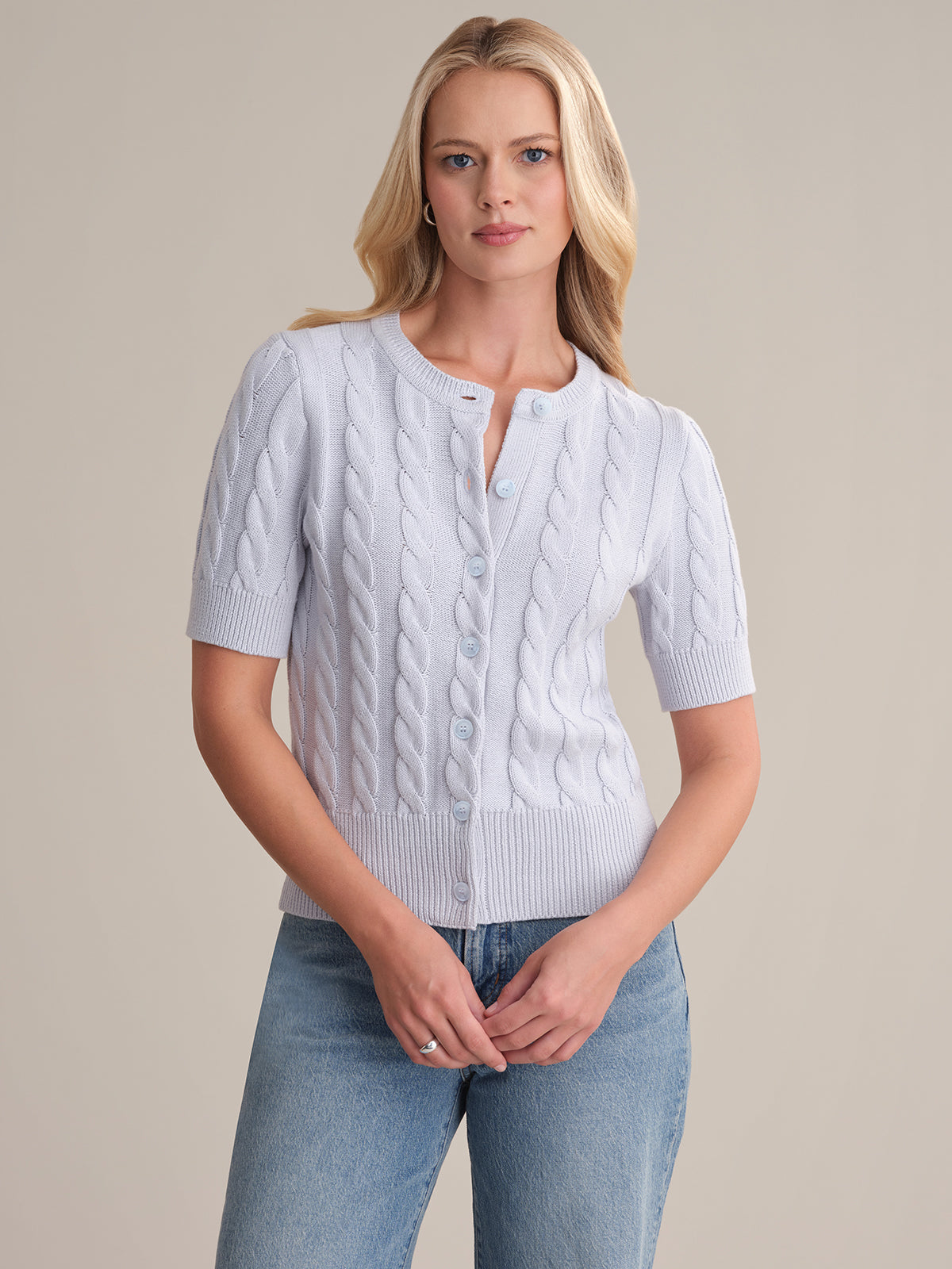 Wen: Soft Cable Knit Cotton Cardigan for Women | Cozy Fall & Winter Sweater | Perfect for Layering, Office Wear & Casual Outfits
