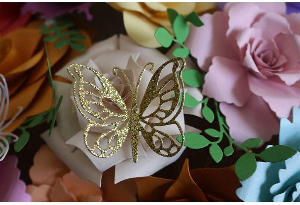 5-Piece Butterfly Metal Stamping Stencils for DIY Scrapbooking - Card Making, Embossing, Photo Album Decor - Perfect for Handmade Cards, Craft Projects & Gift Wrapping Supplies