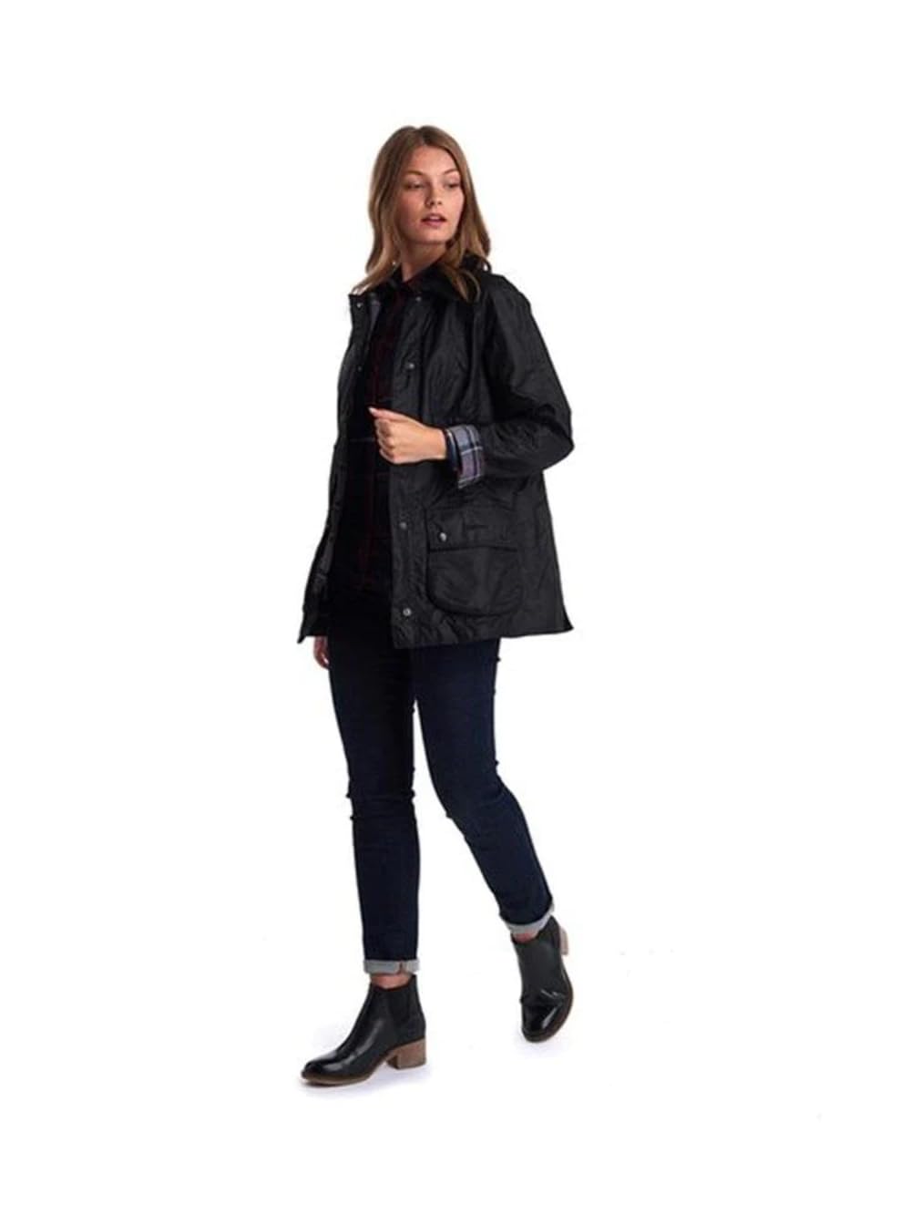 Barbour Women's Beadnell Wax Jacket - Classic Waterproof Outerwear for Women | Perfect for Outdoor Adventures, Countryside Walks & Urban Style