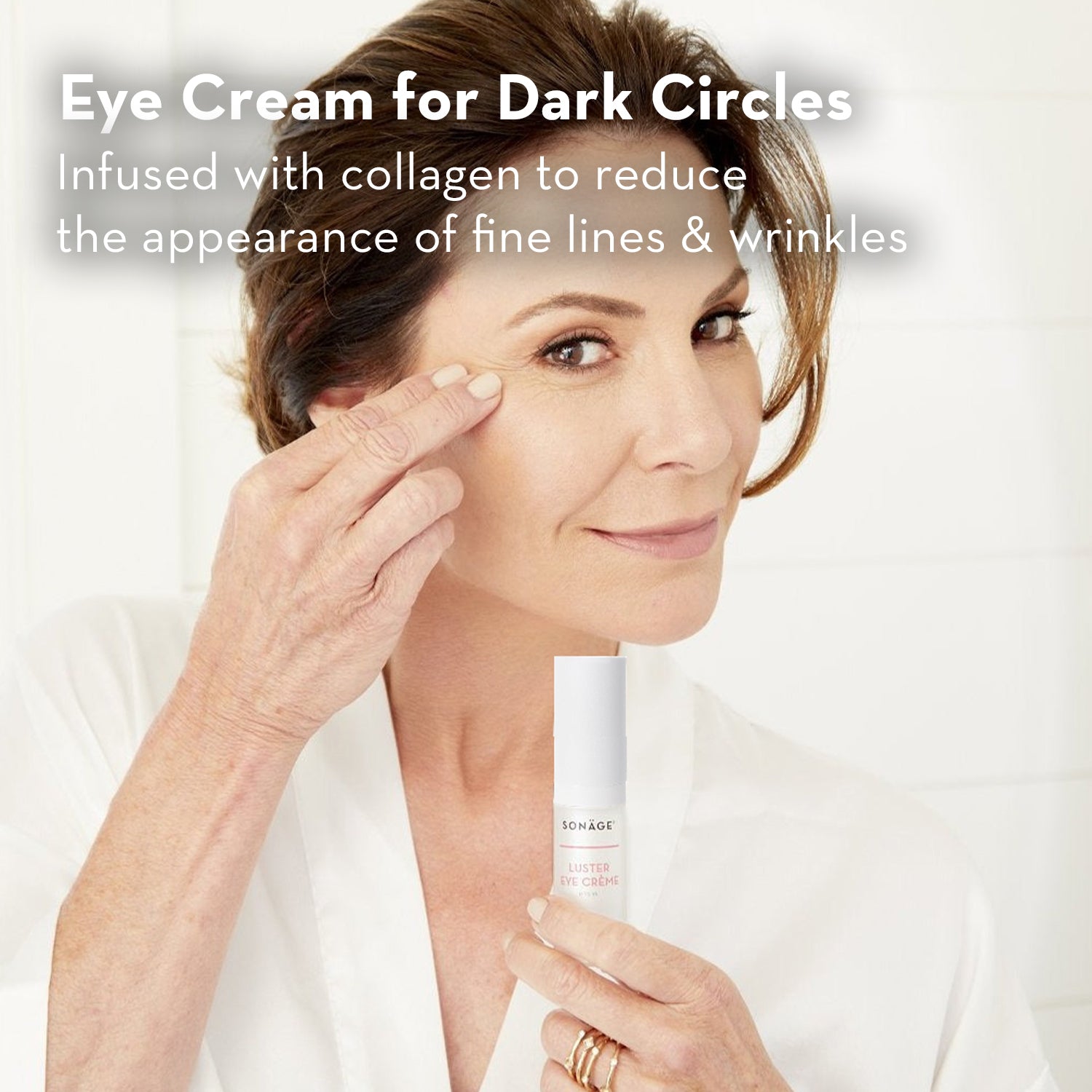 Luster Eye Creme® - Anti-Aging Eye Cream for Dark Circles & Wrinkles - Hydrating Under Eye Treatment for Puffiness - Perfect for Night Routine & Travel Skincare
