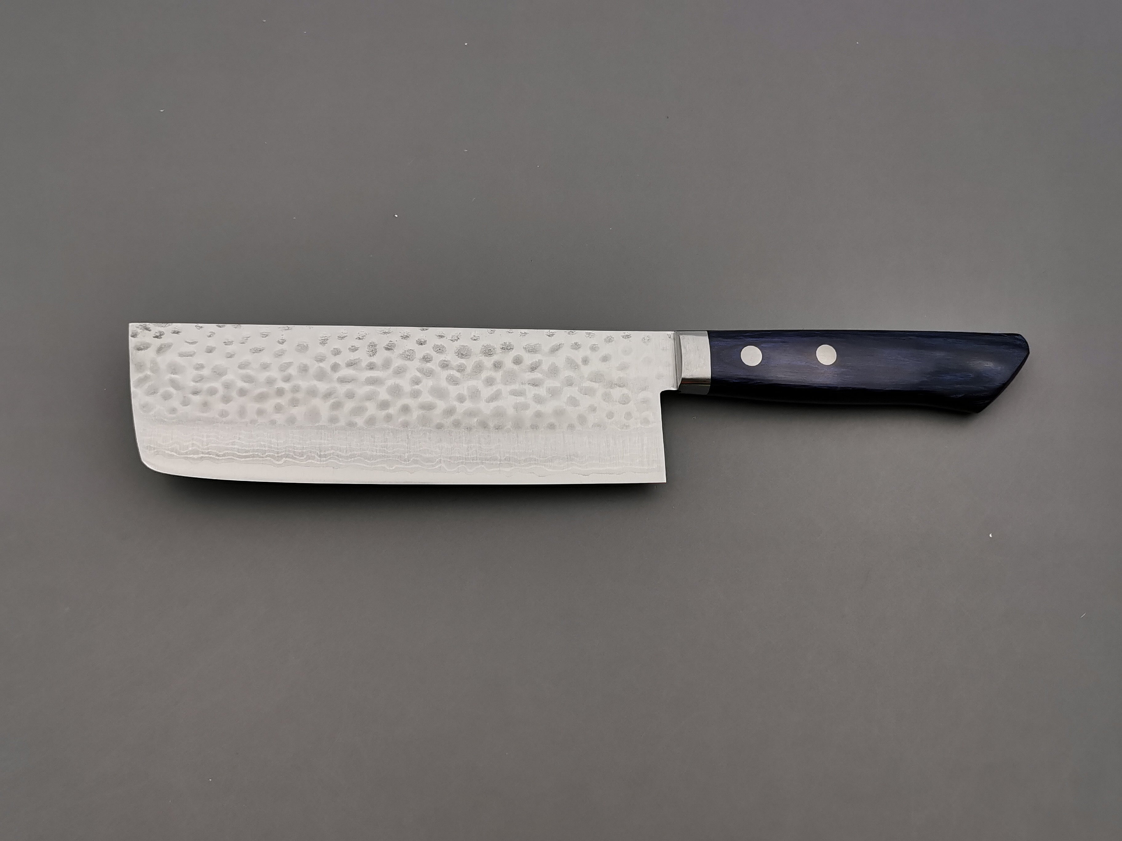 Masutani Hamono V10 Nakiri Knife - High Carbon Steel Japanese Vegetable Knife for Professional Chefs & Home Cooking - Perfect for Slicing, Dicing & Chopping Vegetables