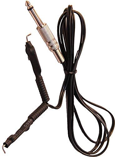 ITT Black Clip Cord for Tattoo Coil Machine - Durable & Flexible Power Cable for Professional Tattoo Artists - Perfect for Studio & Home Tattooing Sessions