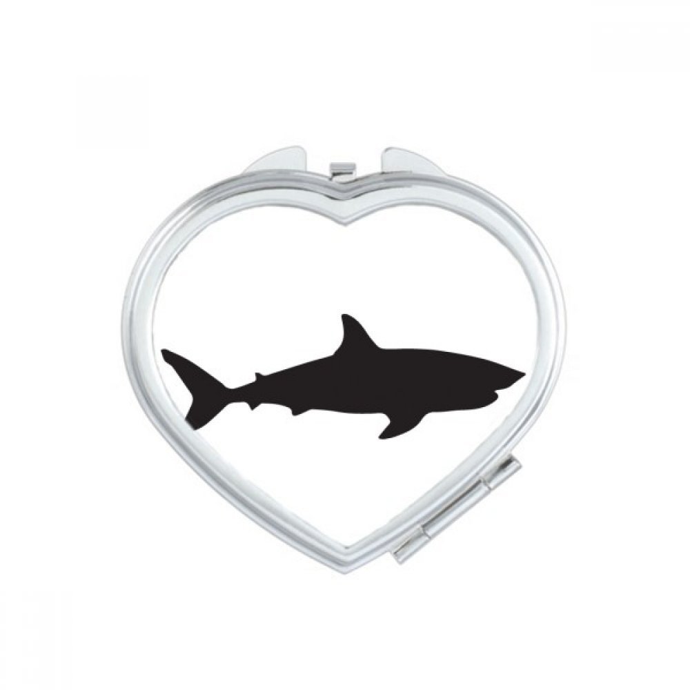 Portable Handheld Pocket Makeup Mirror - Bestchong Shark Design for Travel & Home Use