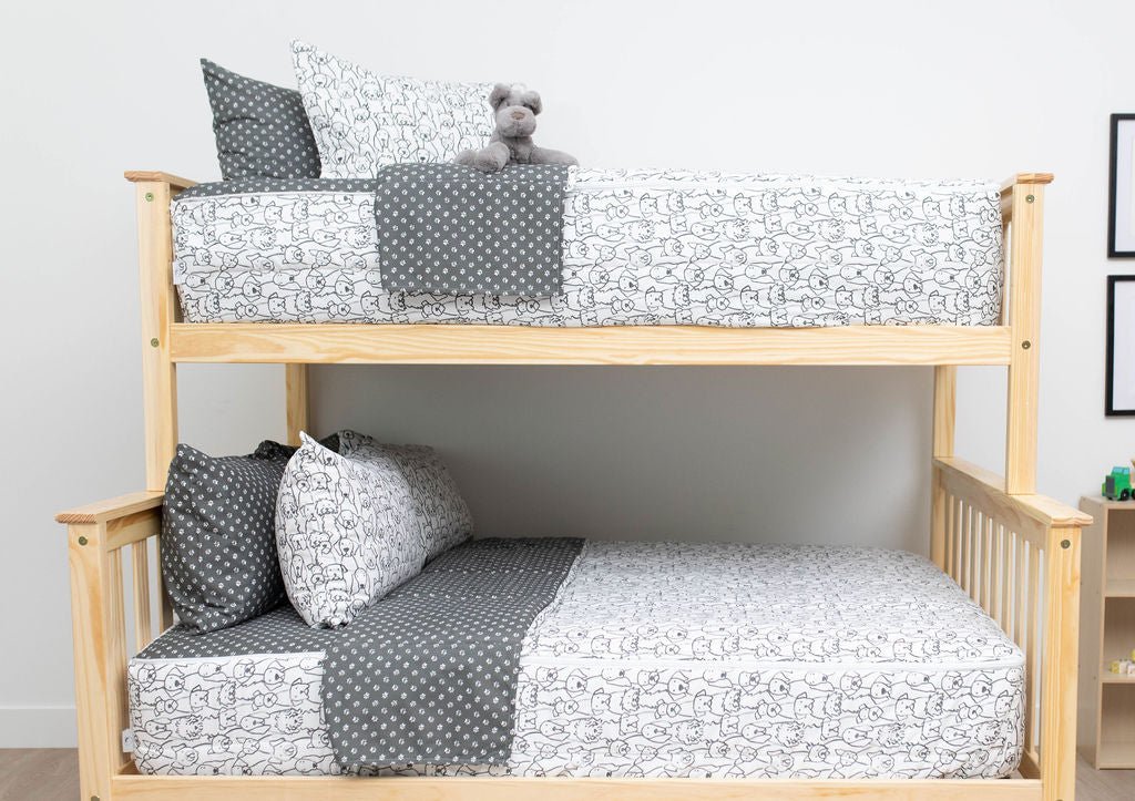 **Cozy Puppy Dog Zipper Bedding Set - Soft & Washable Pet Bed Cover for Small Dogs - Perfect for Crates, Kennels & Home Use**