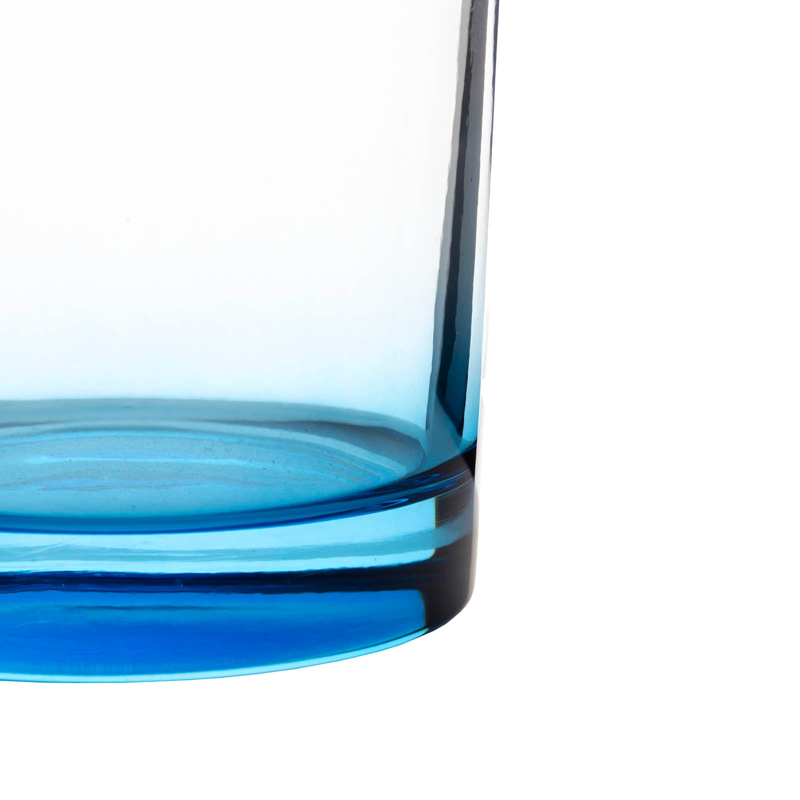 BarConic® Light Blue 10 oz Rocks Glass - Premium Whiskey Tumbler for Bourbon, Scotch & Cocktails - Perfect for Home Bars, Parties & Gifts