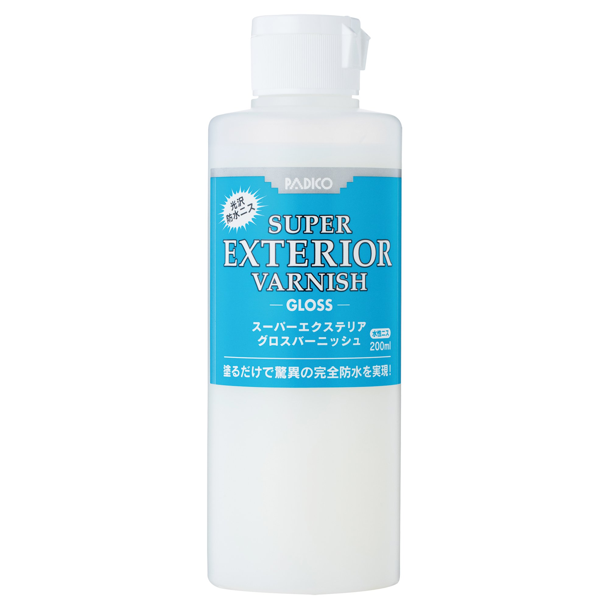 Padico Super Gloss Exterior Varnish - High Gloss Protective Wood Finish for Outdoor Furniture, Decks & Boats (Japan Import) - Perfect for DIY Projects & Professional Woodworking