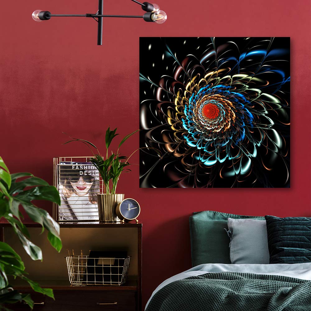 Wall26 Floral Canvas Wall Art - 12x12 Inch Framed Flower Paintings for Home Decor, Bedroom & Living Room | Perfect for Housewarming Gifts & Interior Design