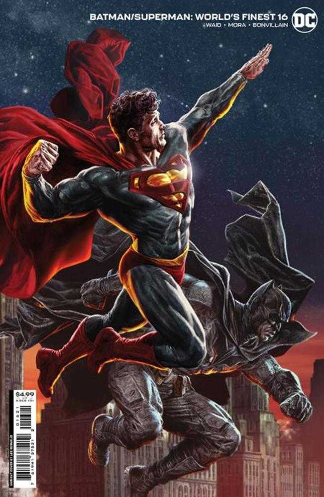 Batman Superman Worlds Finest #16 Comic Book - Lee Bermejo Card Stock Variant Cover | DC Comics Collectible Edition for Fans & Display
