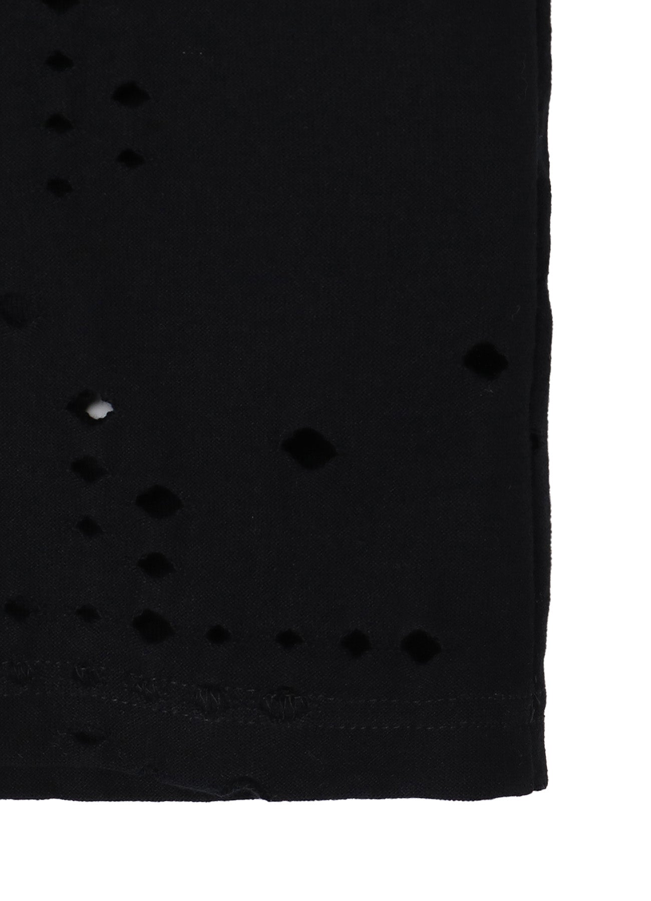 Breathable Cotton Jersey T-Shirt with Unique Hole Design - Perfect for Casual Wear, Summer Outfits, and Street Style Fashion