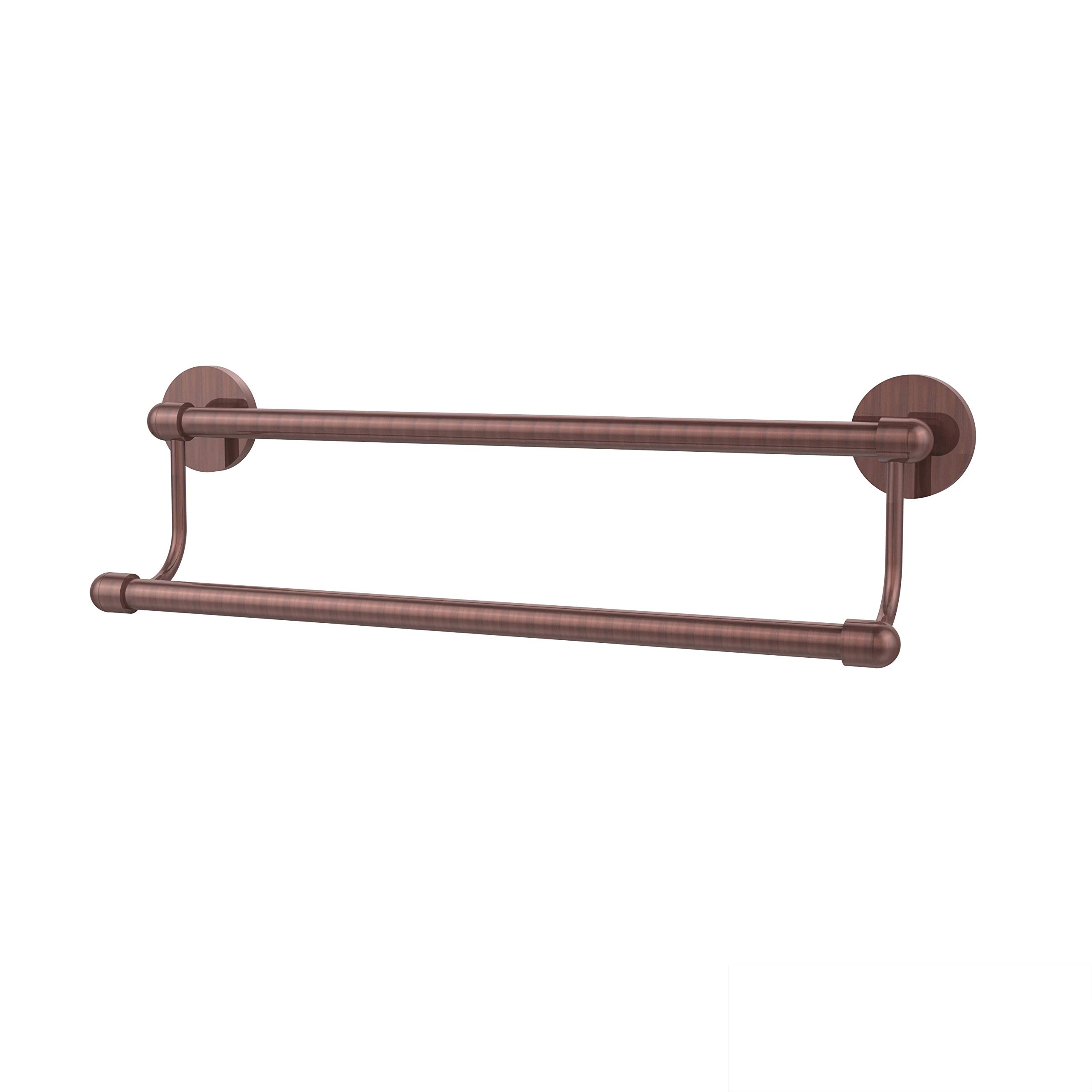 Allied Brass TA-72/30 Tango Collection 30 Inch Double Towel Bar in Antique Copper - Premium Bathroom Towel Rack for Modern & Traditional Home Decor
