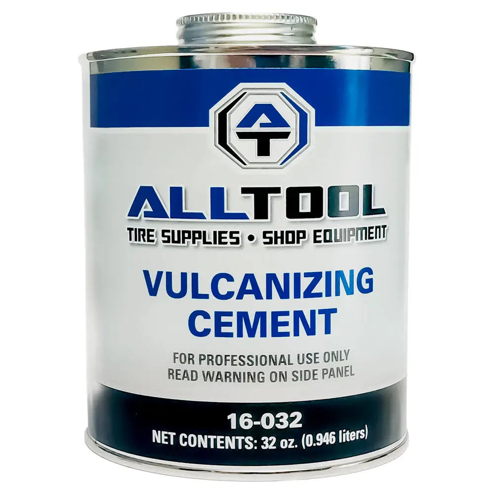 All Tool Vulcanizing Cement (32 oz) - Premium Rubber Repair Adhesive for Tires, Belts & Tubes - Perfect for Automotive, Bicycle & Industrial Repairs